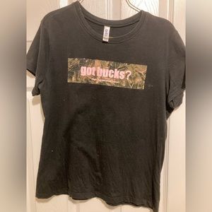Bella woman’s hunting themed t shirt.